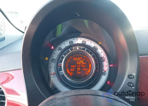 2012 Fiat 500C Lounge from USA, damaged, VIN 3C3CFFER4CT181797